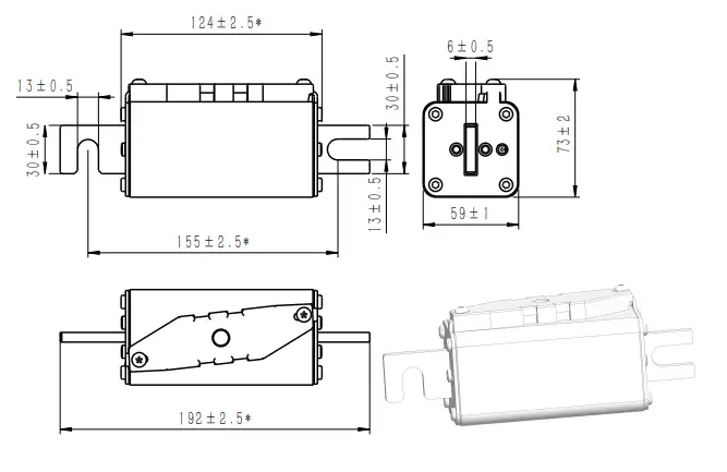 Customize xxxK-59ES Dimensions