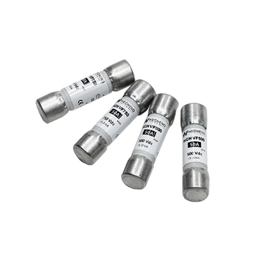 HCHVF500 50A 500V 10x38mm EV Cylindrical Fuse Fast Acting 02