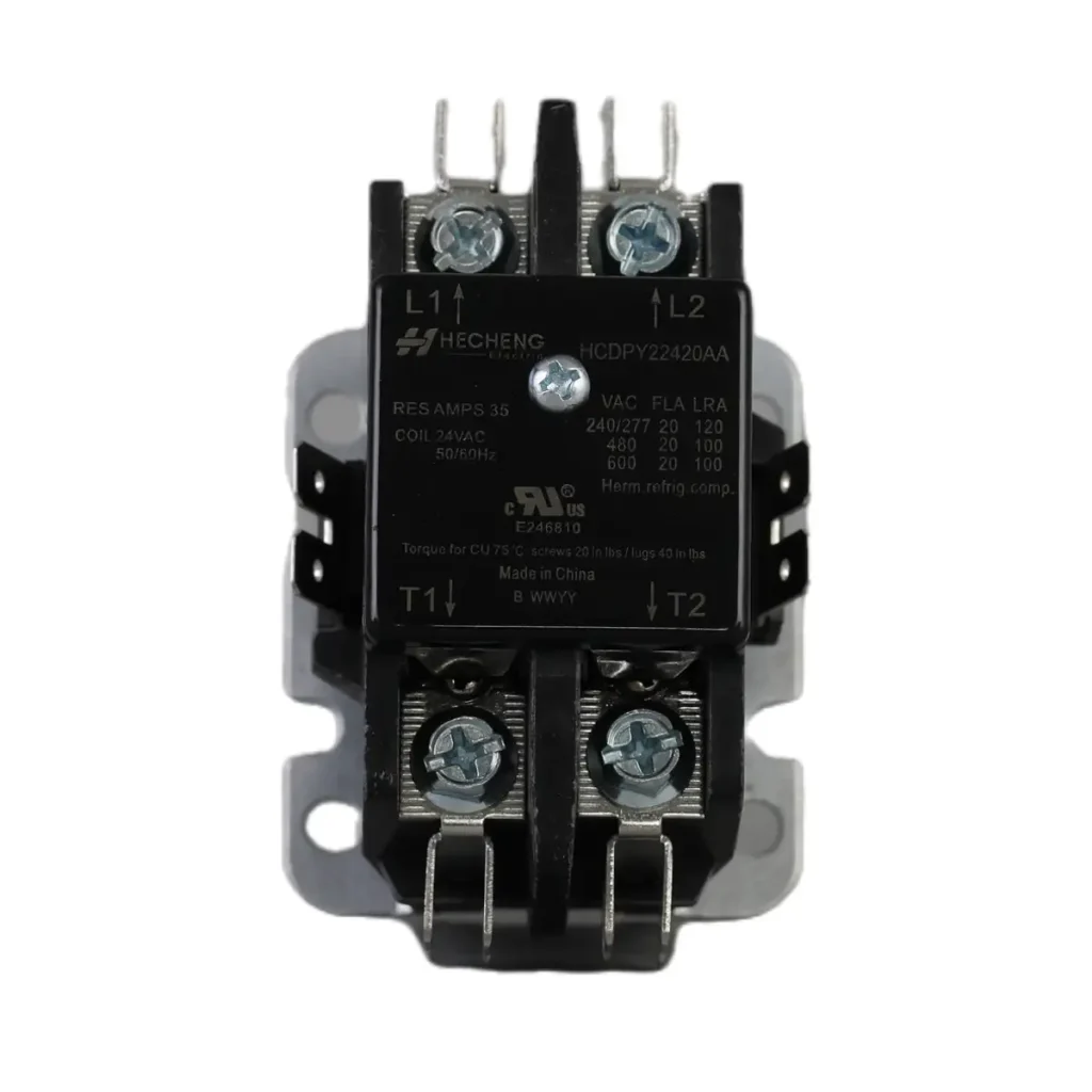 2P Definite Purpose Contactor HCDP 2P 24V 20A 01