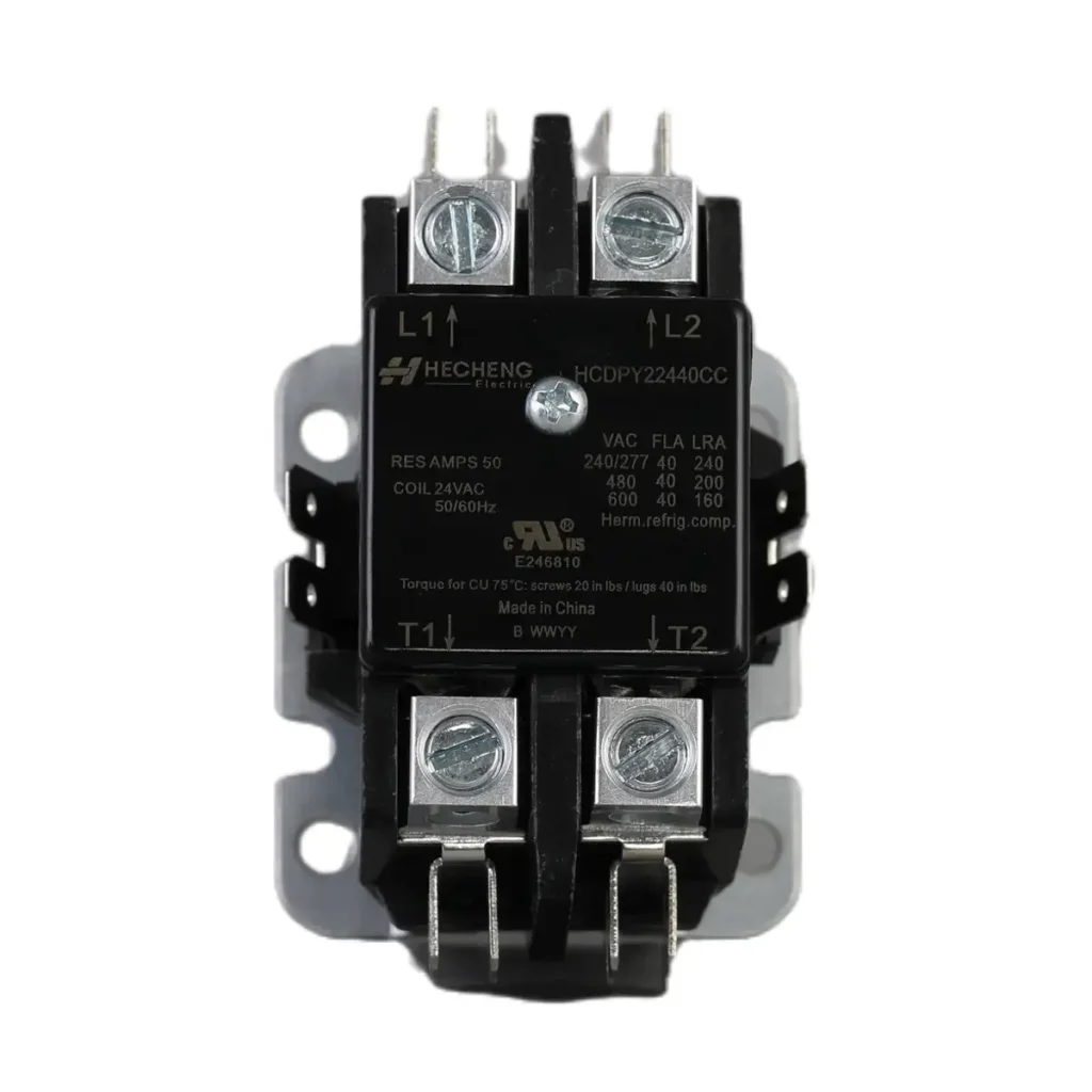 2P Definite Purpose Contactor HCDP 2P 24V 40A 01