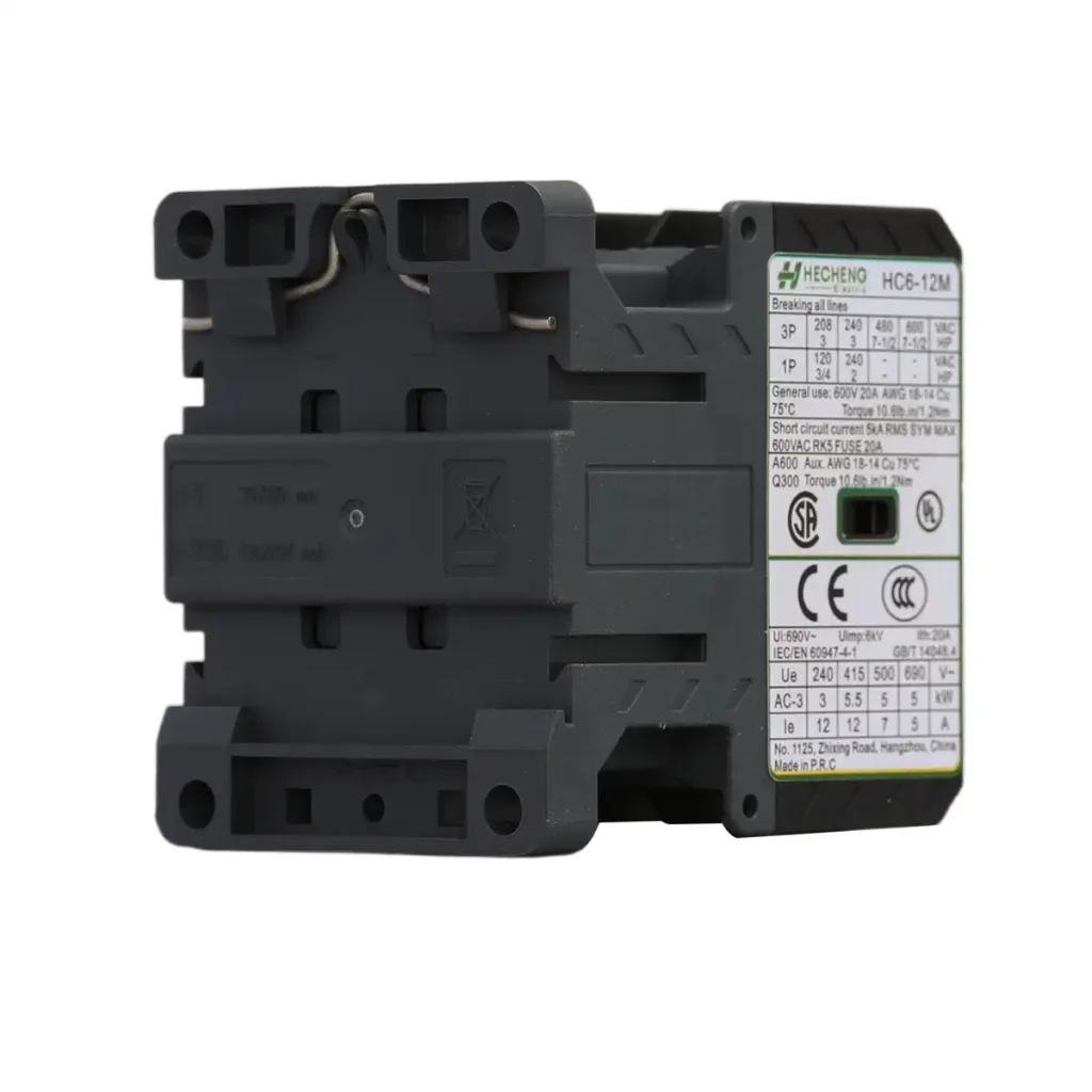 HC6 Series 6 Ampere Current Miniature IEC Contactors03