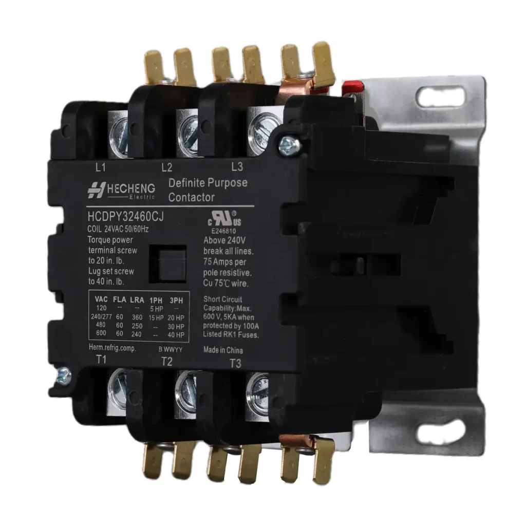 HCDP 3P 24V 60A Definite Purpose Contactor 02