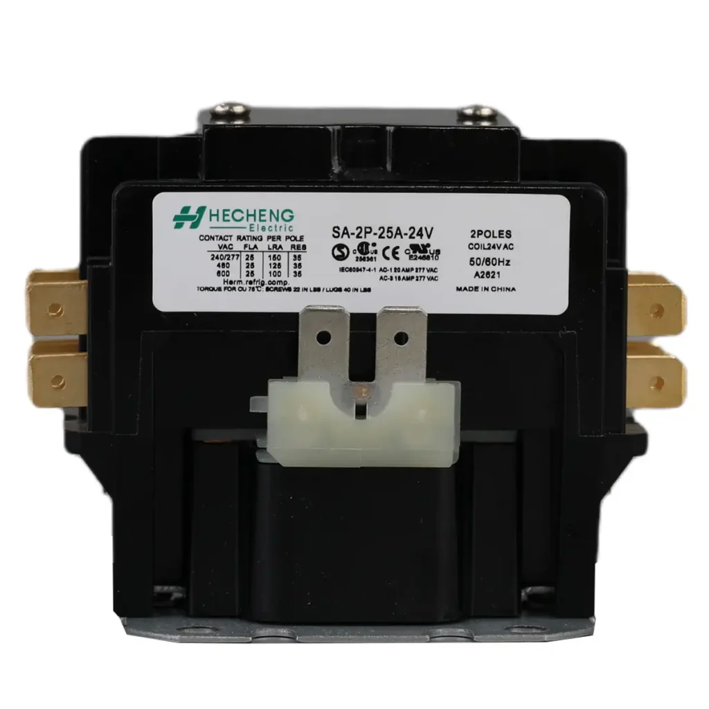 SA 2P 24V 25A Definite Purpose Contactor 01