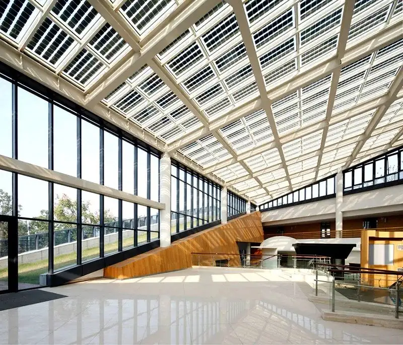 solar glass building