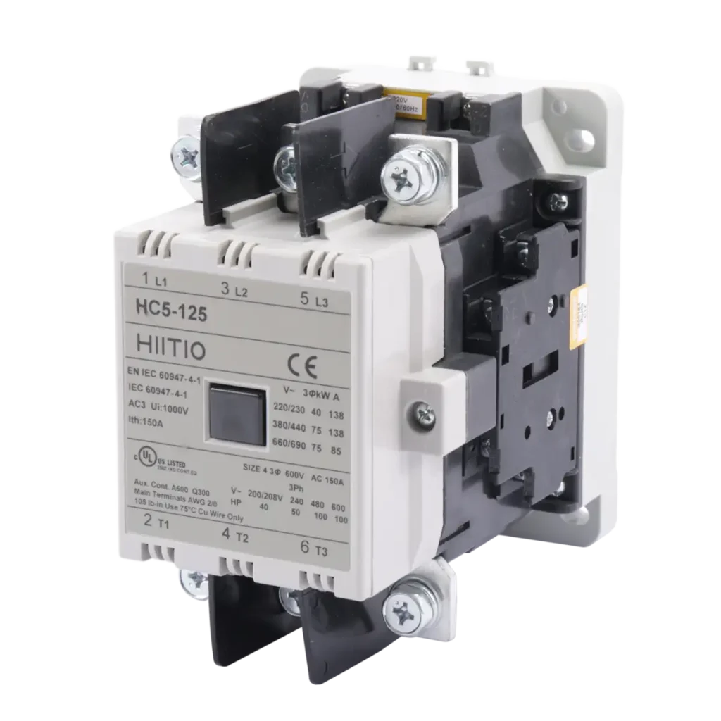 ac motor control contactor hc5 125 3