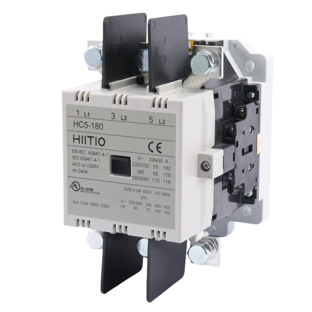 ac motor control contactor hc5 180 3