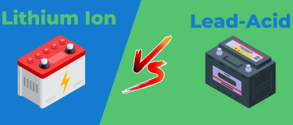 lithium iron battery vs lead Acid battery